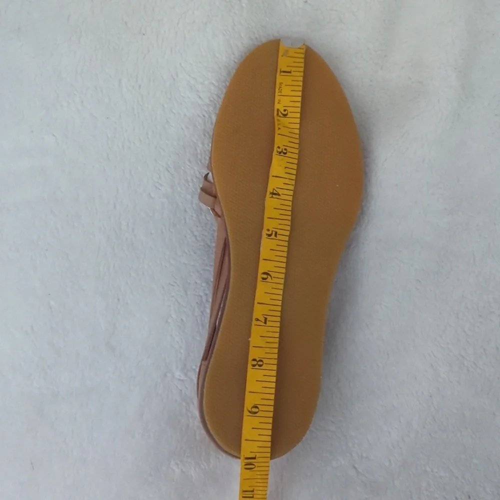 Nisolo Tan Woven Leather Flats